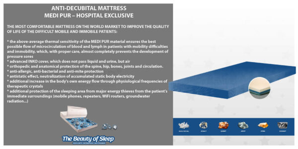 ANTI-DECUBITAL MATTRESS MEDI PUR - HOSPITAL CRYSTAL THERAPY EXCLUSIVE - Image 3