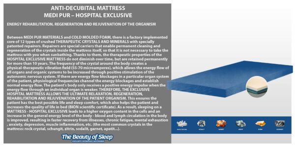 ANTI-DECUBITAL MATTRESS MEDI PUR - HOSPITAL CRYSTAL THERAPY EXCLUSIVE - Image 4